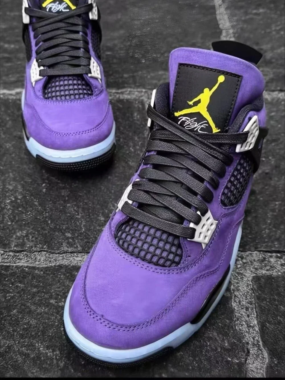 Jordan 4 “Lakers” Imperial Purple